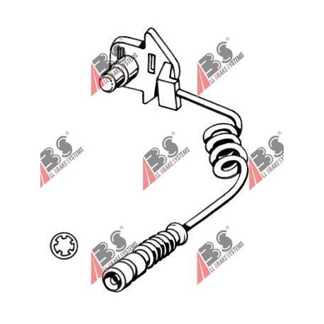 39580 Mercedes предупредителен контактен сензор, износване на накладките