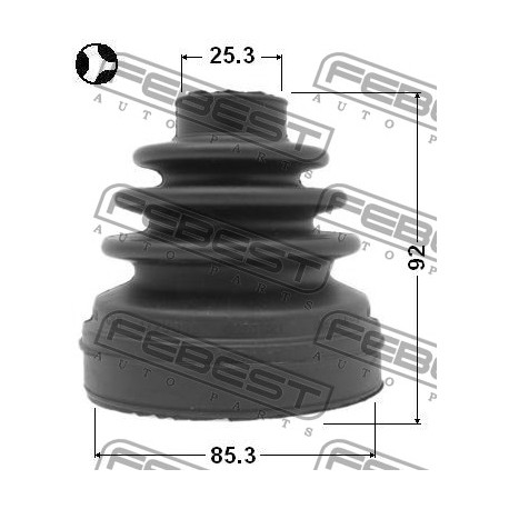 Вътрешен маншон 397417Y027 3228095 Nissan Navara
