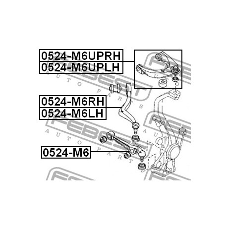 GR1A-34-J00 Mazda 6 долен крив носач десен