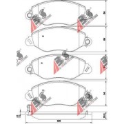 37256 Ford накладки