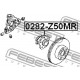 Лагер главина 432021AA0B 0282Z50MR Nissan заден
