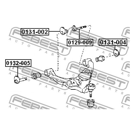 Регулиращ болт 4819060020 0129009 Toyota предна ос