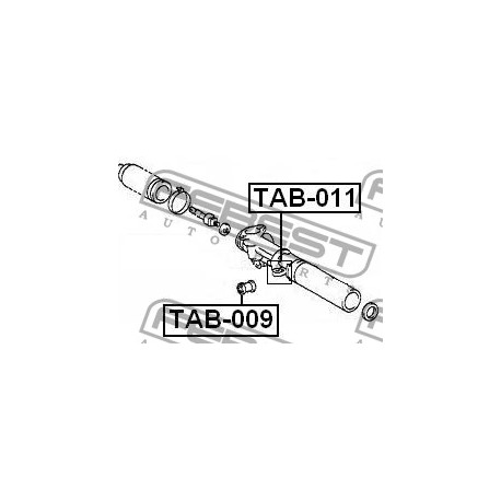Втулка 4420335030 TAB011 Toyota кормилна рейка