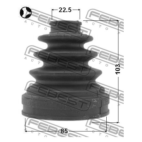 Маншон каре 0443806011 0115140T Toyota вътрешно комплект