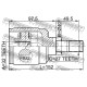 44310-S10-A00 Honda каре вътрешно дясно