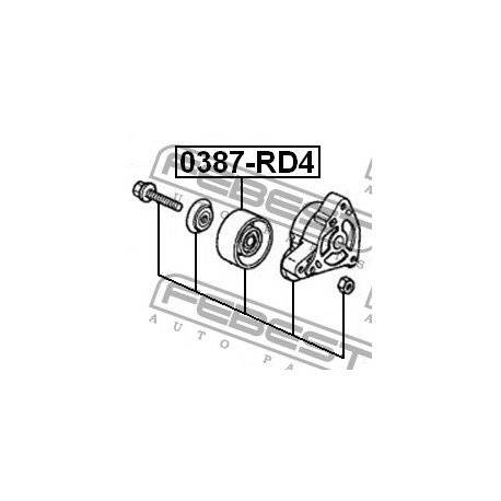 31180-RAA-A01 Ford Honda ролка паразитна