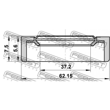 Семеринг G00325744A 95BDY39620608X Mazda полуоска