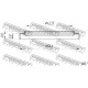 Семеринг G00325742A 95GDY44560609X Mazda предна полуоска ляв