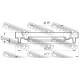 Семеринг G56025744 95HDS38620513X Mazda опорен лагер полуоска