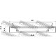 Семеринг MB808444 95HDS51660810X Chrysler Mitsubishi предна главина