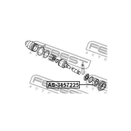 Лагер 397745Y70E AS3457225 Infiniti Nissan полуоска