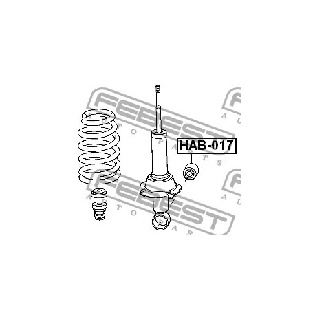 Тампон 52622S7A014 HAB017 Honda заден амортисьор