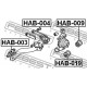 Втулка 52365-S9A-004 HAB-019 Honda CR-V шенкел задна долна