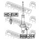 Тампон 52622S5A004 HAB064 Honda Mazda заден амортисьор