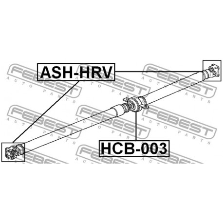 Висящ лагер 40100S4N003 HCB003 Honda HR-V карданен вал