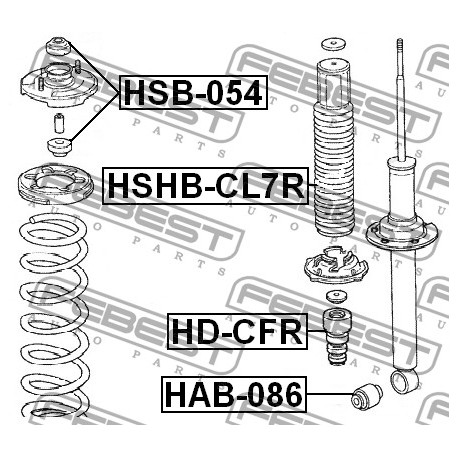 52722-SX1-003 Honda тампон амортисьор ударен