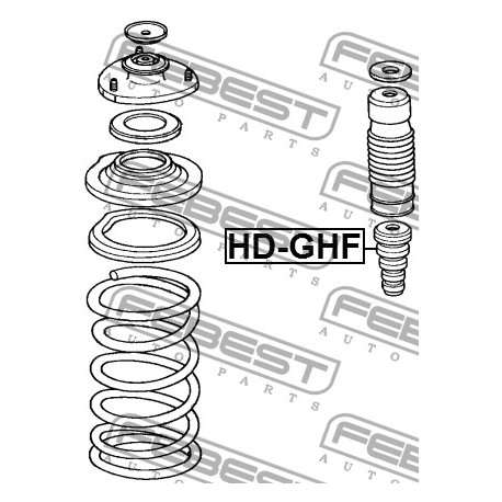 Буфер 51722S2H951 HDGHF Honda HR-V преден амортисьор