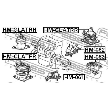 Тампон скорости 50870SEAE01 HM063 Honda Accord