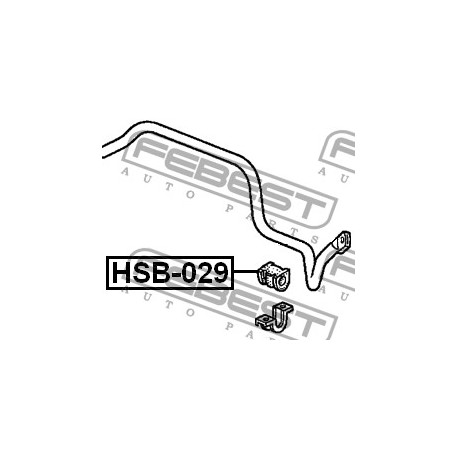 Тампон 51306S3N901 HSB029 Acura Honda предна стабилизираща щанга