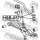 Тампон 52316692010 HSB057 Honda Mazda биалетка