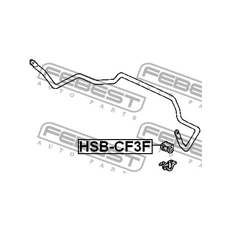 Тампон 51306S0A005 HSBCF3F Honda Accord предна стабилизираща щанга