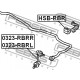 Тампон 52306SFE901 HSBRBR Honda Odyssey задна стабилизираща щанга