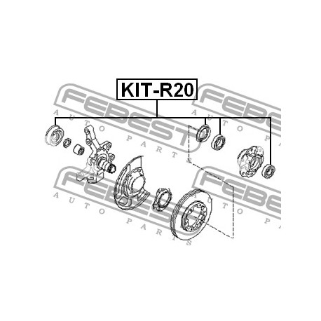 40210-50W00 Ford Infiniti Nissan лагер главина комплект