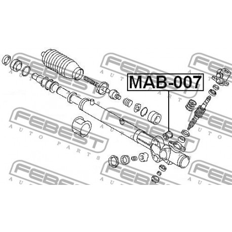 Тампон MR223335 MAB007 Mitsubishi Nissan Suzuki кормилна рейка