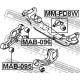 Тампон MB951445 MAB096 Mitsubishi диференциал заден