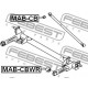 Тампон MB584084 MABCB Mitsubishi задна напречна  щанга