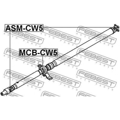 3401A022 Citroen Mitsubishi Peugeot опора карданен вал