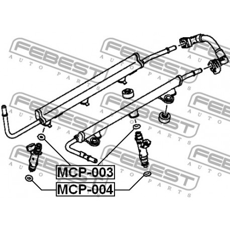 Гарнитура 1465A094 MCP003 Audi Bmw Citroen Mitsubishi дюза