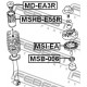 Буфер MR369944 MDEA3R Mitsubishi заден амортисьор