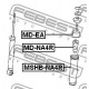 4060A047 Mitsubishi тампон амортисьор ударен