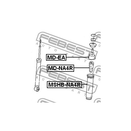 4060A047 Mitsubishi тампон амортисьор ударен