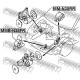 MB691500 Mitsubishi тампон двигател преден само втулка