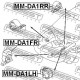 Тампон MR102114 MMDA1RR Mitsubishi двигател заден