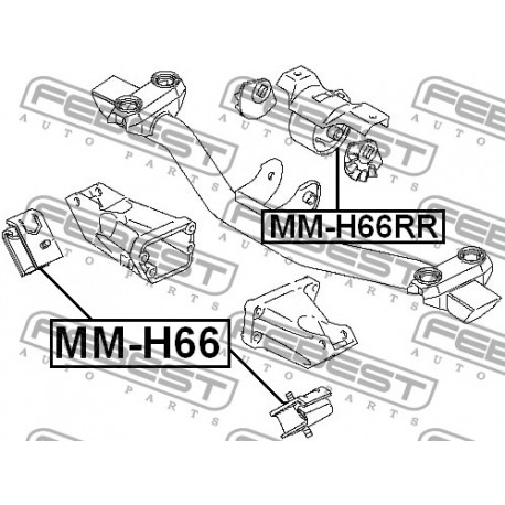 MR319769 Mitsubishi тампон двигател