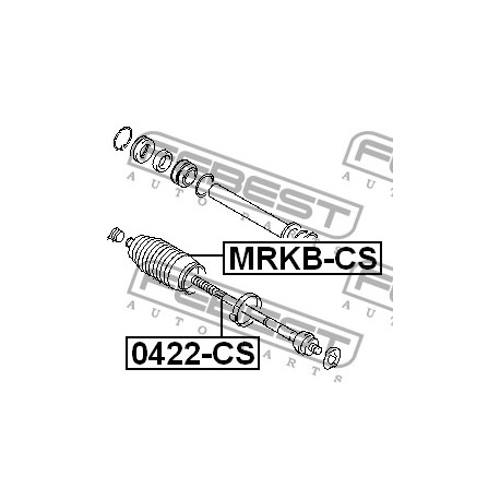 Маншон MR491361 MRKBCS Mitsubishi Lancer кормилна рейка