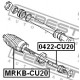 Маншон MR510406 MRKBCU20 Mitsubishi кормилна рейка