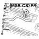 Тампон 4056A004 MSBCS2FR Dodge Jeep Mitsubishi предна стабилизираща щанга