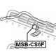 Тампон MR519880 MSBCS6F Mitsubishi Lancer предна стабилизираща щанга