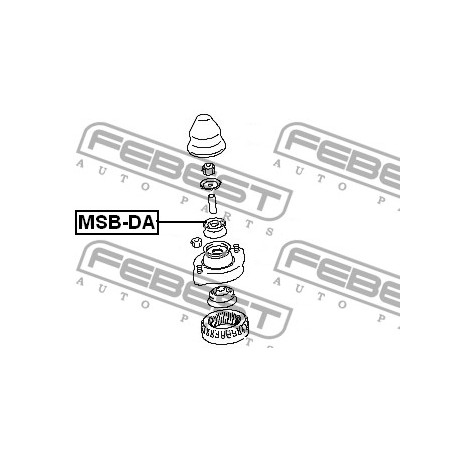 Тампон MB515579 MSBDA Chrysler Mitsubishi заден амортисьор