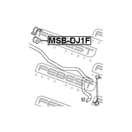 Тампон MR589438 MSBDJ1F Mitsubishi предна стабилизираща щанга
