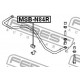 Тампон MR130896 MSBN84R Mitsubishi Space Runner задна стабилизираща щанга