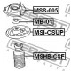 Маншон MR455020 MSHBCSF Mitsubishi преден амортисьор