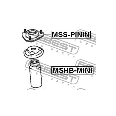 Маншон MR234019 MSHBMINI Mitsubishi преден амортисьор