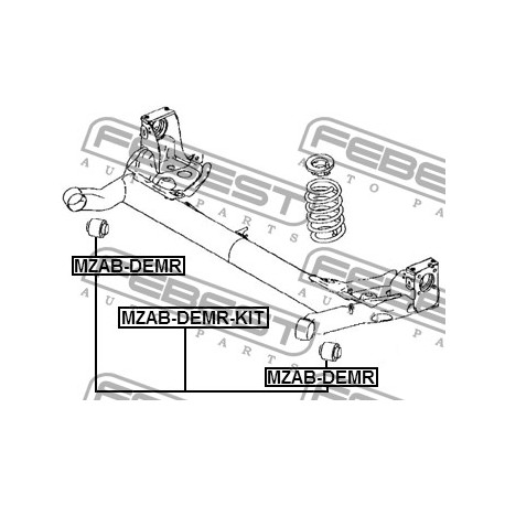 D375-28-460 Mazda тампон заден мост