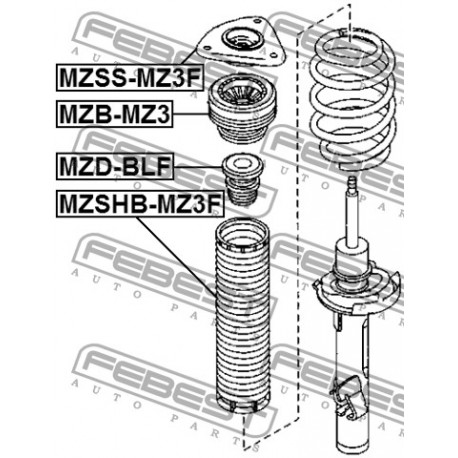 BBM2-34-111 Mazda тампон амортисьор ударен