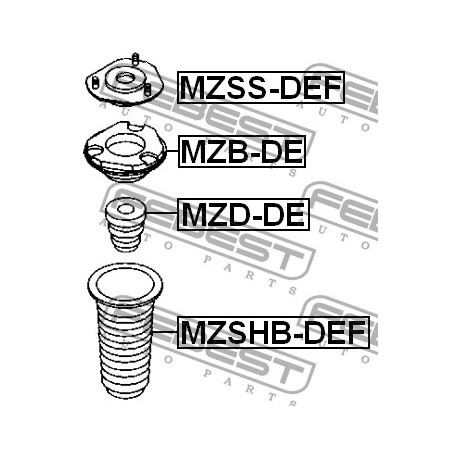 D651-34-111 Mazda тампон амортисьор ударен